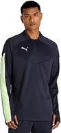 Koszulki męskie - PUMA Individualfinal Top z zamkiem błyskawicznym 1/4 pot, paryskie światło nocne, 3XL męskie, Światło Parisian Noc Światło, 3XL - miniaturka - grafika 1