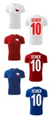 Koszulki sportowe męskie - Treningowa Koszulka CZECHY Patrik SCHICK 10 jr - miniaturka - grafika 1