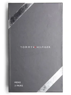 Tommy Hilfiger Skarpety pakowane po 3 szt. Mężczyźni niebieski jednolity, 39-42 - Skarpetki męskie - miniaturka - grafika 1