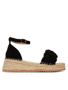 DeeZee Espadryle LE601-59 Czarny - Espadryle damskie - miniaturka - grafika 1