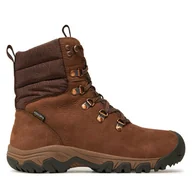 Buty trekkingowe damskie - Trekkingi Keen Greta Waterproof 1027717 Brązowy - miniaturka - grafika 1