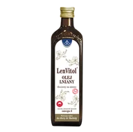 Suplementy naturalne - OLEOFARM LENVITOL OLEJ LNIANY BUDWIGOWY 500 ml Wysyłka kurierem tylko 10,99 zł - miniaturka - grafika 1