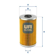 Filtry oleju - Filtr oleju UFI Filtry 25.555.00 - miniaturka - grafika 1