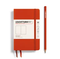 Notesy i bloczki - Notatnik Leuchtturm1917 Pocket A6, twarda oprawa, gładki, Fox Red - miniaturka - grafika 1