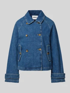 Kurtka jeansowa o kroju regular fit z czystej bawełny model ‘APRIL’ - Kurtki damskie - miniaturka - grafika 1