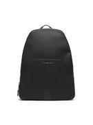 Torby na laptopy - Tommy Hilfiger Plecak Business Leather Backpack AM0AM08458 Czarny - miniaturka - grafika 1