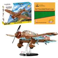 Klocki - Cobi 5751 Samolot PZL.23 Karaś HC WW2 586 El. SAMOLOT BOMBOWY - miniaturka - grafika 1
