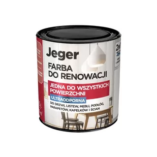 Farba do renowacji 0.5 l Biały Jeger - Farby zewnętrzne - miniaturka - grafika 2