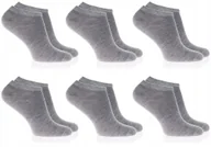 Skarpetki męskie - 6PAR BAWEŁNIANE MĘSKIE STOPKI SKARPETKI 40-43 - STP6-M-SZA-40-43 - miniaturka - grafika 1
