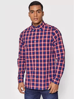 Koszule męskie - TOMMY HILFIGER Koszula Small Shadow Check MW0MW20753 Granatowy Slim Fit - grafika 1