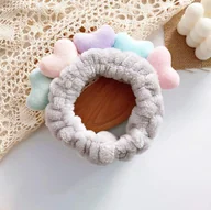 Ozdoby do włosów - Modna opaska do włosów Spa kosmetyczna do makijażu Prezent Kobieta serc - miniaturka - grafika 1