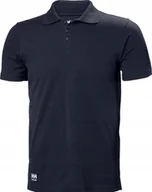 Koszulki męskie - Helly Hansen T-shirt HELLY HANSEN Manchester Polo, blue M - miniaturka - grafika 1