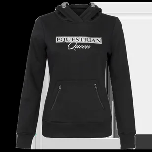 Bluza EQ.QUEEN Clara 24SS damska czarna, rozmiar: S - Kurtki jeździeckie - miniaturka - grafika 1