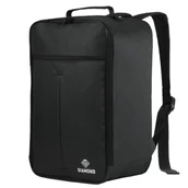 Plecaki - Plecak Podróżny Do Samolotu Czarny - miniaturka - grafika 1