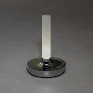 Lampy ogrodowe - Konstsmide Stołowa LED Biarritz IP54 akumulator, CCT srebrna - miniaturka - grafika 1