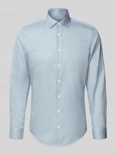 Koszula biznesowa o kroju slim fit z kołnierzykiem typu kent - Koszule męskie Koszula biznesowa o kroju slim fit z kołnierzykiem typu kent - Koszule męskie - miniaturka - grafika 1