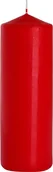 Świece - Bispol świeca walec 80/200 czerwona 1szt - miniaturka - grafika 1