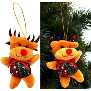 ZAWIESZKA BOMBKA ŚWIĄTECZNA RENIFER 22CM - Bombki - miniaturka - grafika 5