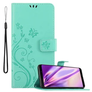 Cadorabo pokrowiec na Samsung Galaxy A9 2018 pokrowiec ochronny w kolorze turkusowym pokrowiec ochronny pokrowiec na telefon komórkowy etui w kwiaty etui w kwiaty - Etui i futerały do telefonów - miniaturka - grafika 1