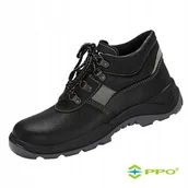 Obuwie robocze - Buty robocze skórzane trzewiki PPO O1 bez noska 43 - miniaturka - grafika 1