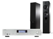 Zestawy stereo - Rotel A14 MkII (srebrny) + Tesi 5 (czarny) - miniaturka - grafika 1