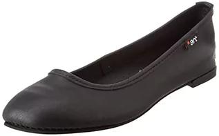 Sandały damskie - ART Płaskie sandały damskie z soczewkami, czarne/białe, 8 UK, Czarny, biały, 41 EU - grafika 1