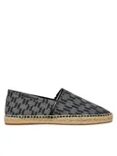 Espadryle męskie - KARL LAGERFELD Espadryle KL70125 Czarny - miniaturka - grafika 1