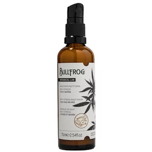 Bullfrog Maska do twarzy i brody na noc 75ml - Maseczki do twarzy - miniaturka - grafika 1