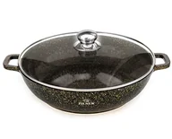 Garnki - ZILNER ZILNER GARNEK MARMUROWY WOK 5.5L 32cm ZILNER GOLD ZL-7211 ZL-7211 - miniaturka - grafika 1