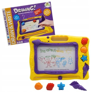 Wielki Kolorowy Znikopis 40 X 31 Cm Zestaw do Rysowania 2w1 Pieczątki - Zabawki kreatywne Wielki Kolorowy Znikopis 40 X 31 Cm Zestaw do Rysowania 2w1 Pieczątki - Zabawki kreatywne - miniaturka - grafika 1