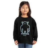 Odzież sportowa dziecięca - Dziewczęca bluza dresowa Lifestyle Siroko Furry-G - miniaturka - grafika 1