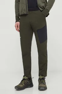 Salewa spodnie outdoorowe Pedroc 2 kolor zielony - Spodnie sportowe męskie - miniaturka - grafika 1