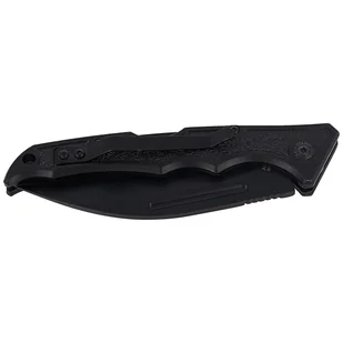 Nóż składany Herbertz Solingen CJH Black Aluminium, Black Blade (44001) - Noże - miniaturka - grafika 7