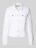 Kurtki damskie - Kurtka jeansowa o kroju regular fit z dodatkiem bawełny model ‘WONDER’ - miniaturka - grafika 1