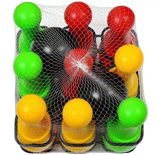 Baja KRĘGLE DUŻE ZESTAW PLASTIKOWE 9szt + 2 Kule G19 - Zabawki i gry sportowe - miniaturka - grafika 1
