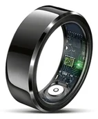 Smartband - Beafon Smart Ring SR6 IP68 Czarny - miniaturka - grafika 1