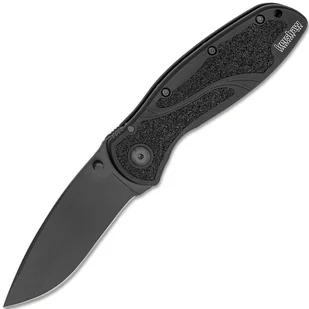 KERSHAW Ken Onion BLUR Nóż składany z wspomaganiem, BLK/BLK K-1670BLK - Noże - miniaturka - grafika 1