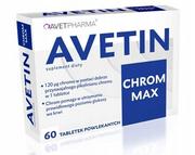 Leki dla diabetyków - AVET Avetin chrom max x 60 tabl - miniaturka - grafika 1