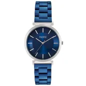 Zegarki damskie - Granatowy damski zegarek z bransoleta PACIFIC X6142-12 - miniaturka - grafika 1