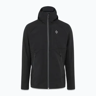 Kurtka softshell męska Black Diamond Element Hoody czarna AP7440240002LRG1 - Odzież trekkingowa damska - miniaturka - grafika 1