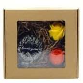 Świece - Zestaw Świeca Sojowa+Róże Mydlane WO3 - miniaturka - grafika 1