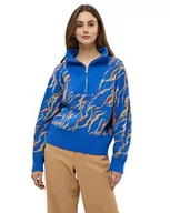 Swetry damskie - Minus Damski sweter z dzianiny Flavia Royal Blue, XXL - miniaturka - grafika 1