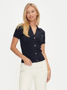 Marciano Guess Sweter 4YGR22 5789Z Granatowy Regular Fit - Swetry damskie - miniaturka - grafika 1