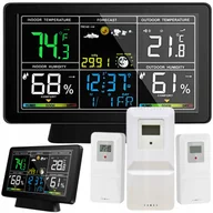 Stacje pogodowe - Stacja Pogody Higrometr Termometr Ciśnienie Bezprzewodowa 3 Czujniki hPa - miniaturka - grafika 1