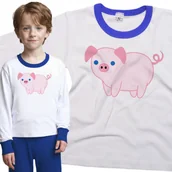 Piżamy dla dziewczynek - Piżama dziecięca Słodka Różowa Świnka Świnia 86/92 - VoloDonum - miniaturka - grafika 1
