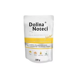 Dolina Noteci PREMIUM dla psów małych ras JUNIOR bogata w żołądki z kurczaka z wątróbką cielęcą saszetka 100g 210311 - Mokra karma dla psów - miniaturka - grafika 1