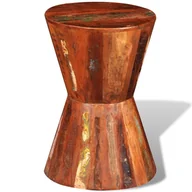 Taborety i hokery - vidaXL Taboret klepsydra z odzyskiwanego drewna - miniaturka - grafika 1