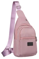 Nerki - Mały Plecak Na Jedno Ramię Saszetka Na Pasku Z Kieszeniami Poliester Peterson, Salomon Pink - miniaturka - grafika 1