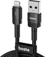 Kable komputerowe i do monitorów - Boste Beauty Armor Series Kabel USB-A do Lightning, do Apple, iPhone, iPad, 2.4A, 2m - miniaturka - grafika 1