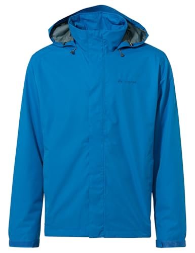 VAUDE Męska kurtka przeciwdeszczowa Escape Light, wodoszczelna kurtka outdoorowa, oddychająca kurtka wiatrówka z kapturem, chroniąca klimat kurtka turystyczna